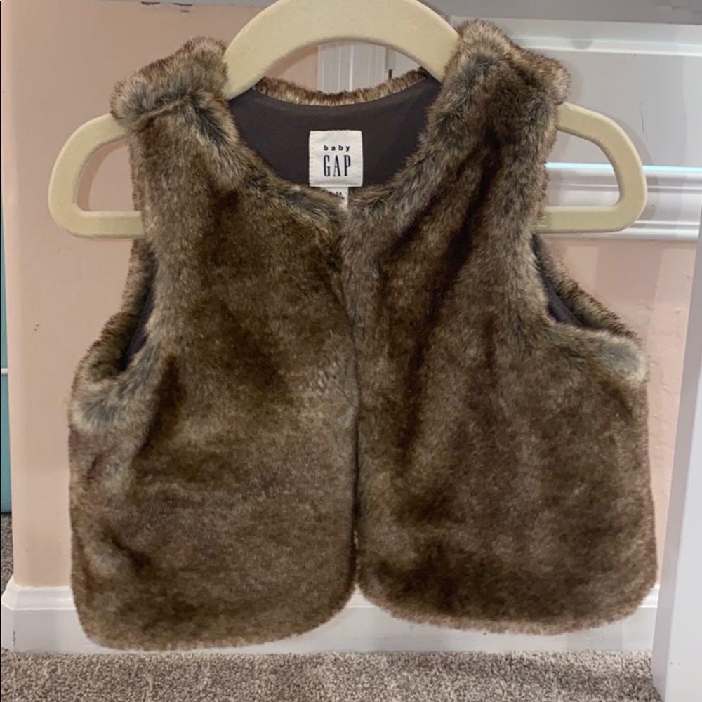 Baby Gap Fur Vest 18-24M